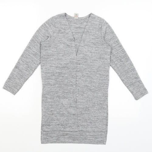 TU Girls Grey   Wrap Jumper Size 8 Years
