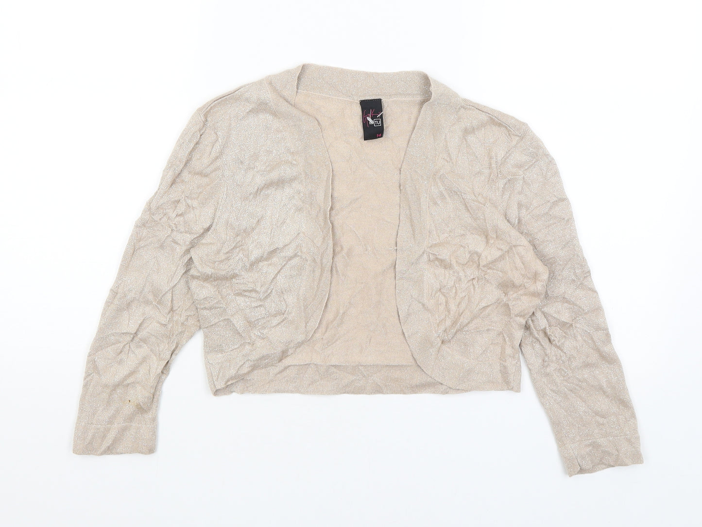 Gok for Tu Womens Gold   Wrap Jumper Size 14