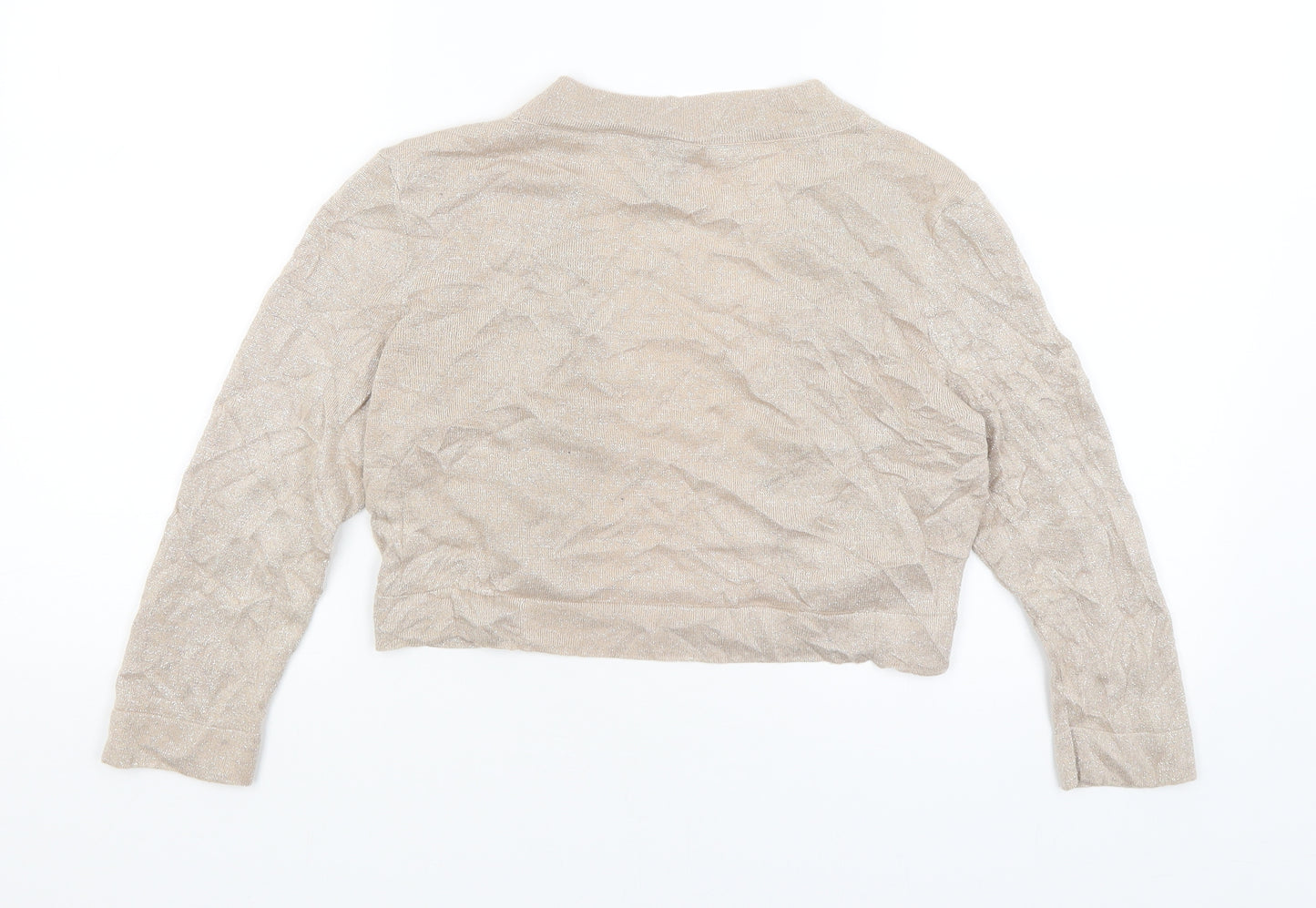Gok for Tu Womens Gold   Wrap Jumper Size 14
