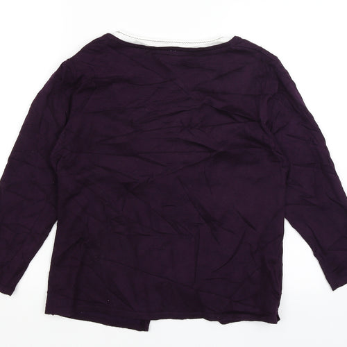 Roman Womens Purple   Cape Jumper Size M