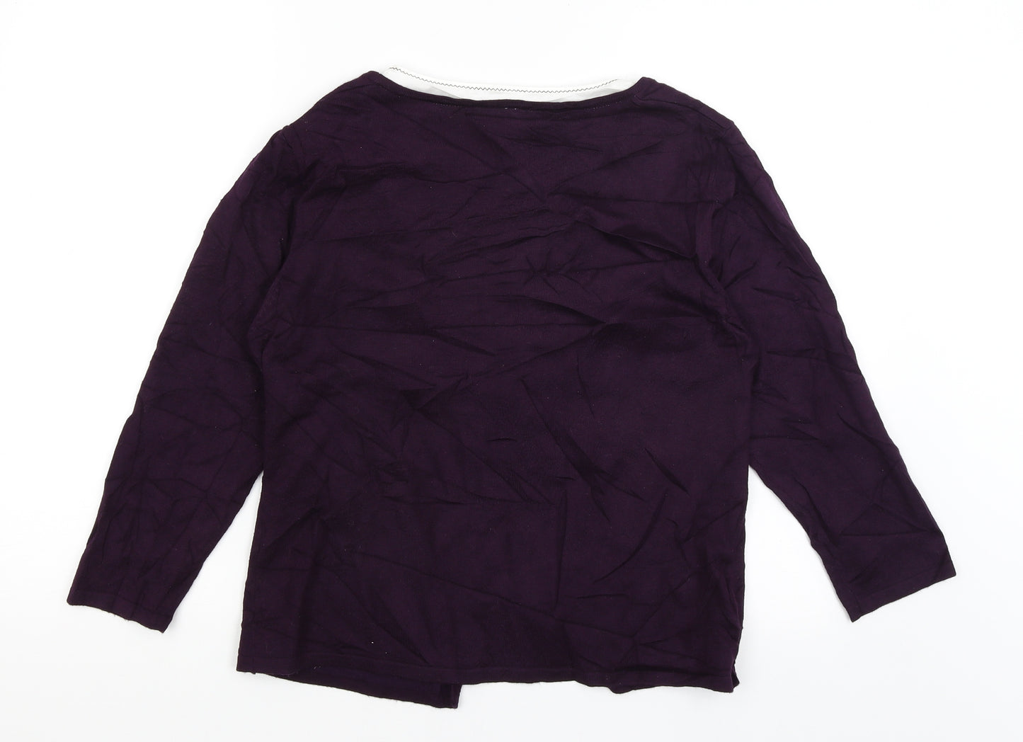 Roman Womens Purple   Cape Jumper Size M