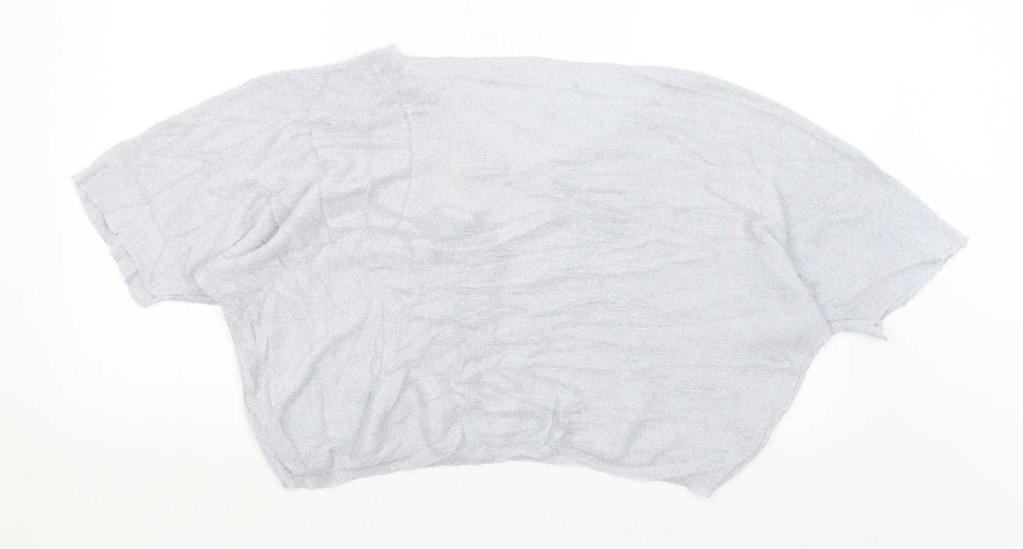 Preworn Womens Blue   Cropped T-Shirt Size L