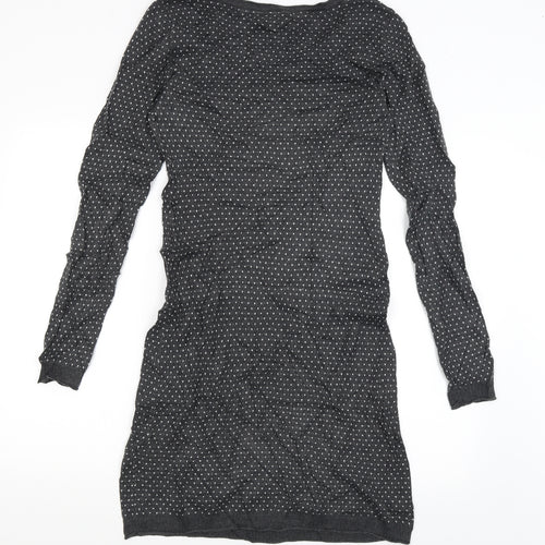 H&M Womens Grey   T-Shirt Dress  Size S