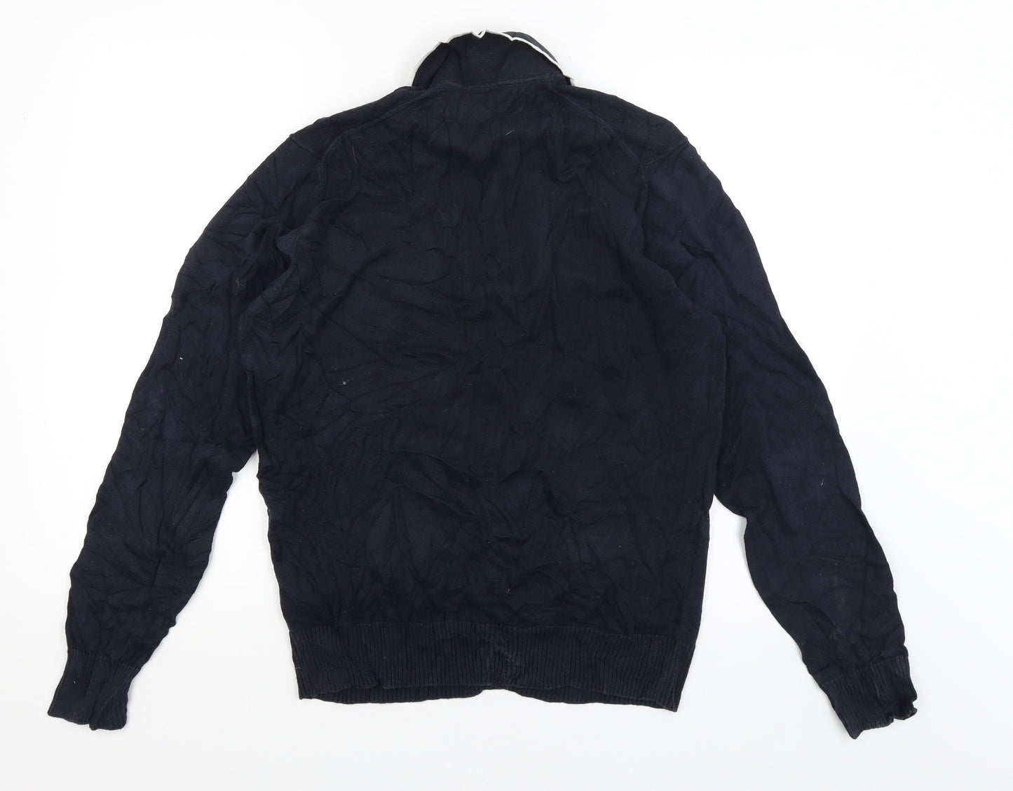 Ben Sherman Mens Blue   Cardigan Jumper Size S