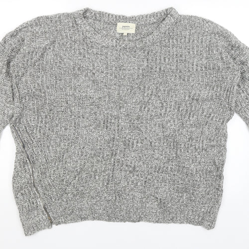 Papaya Mens Grey   Pullover Jumper Size L