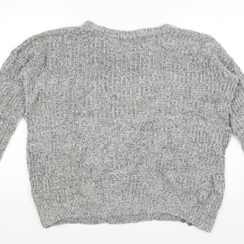 Papaya Mens Grey   Pullover Jumper Size L