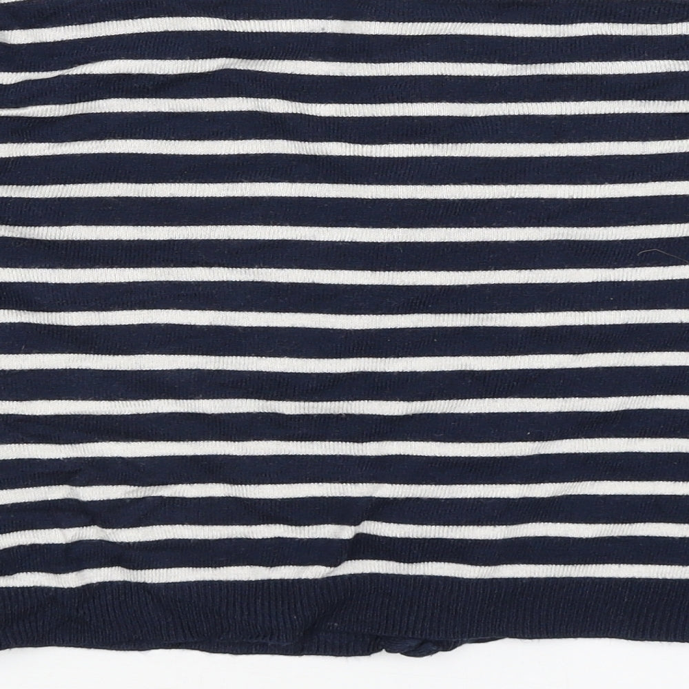 Atmosphere Womens Blue Striped  Cardigan Jumper Size 12