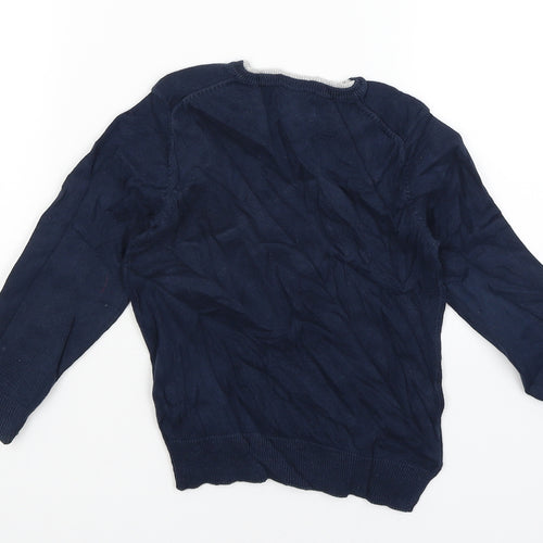 Zara Boys Blue   Pullover Jumper Size 3-4 Years