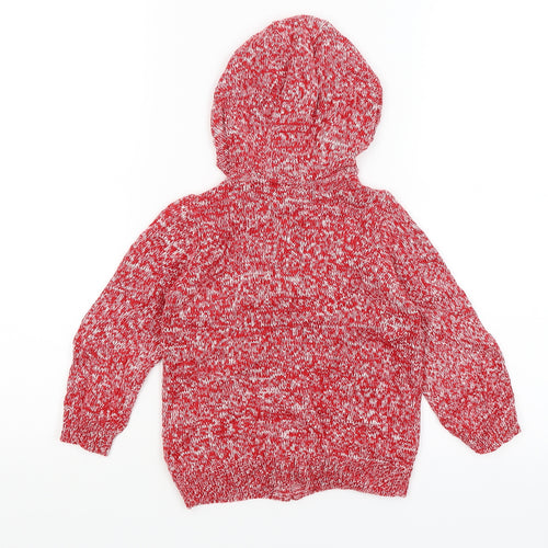 Mothercare Baby Red   Full Zip Jumper Size 18-24 Months