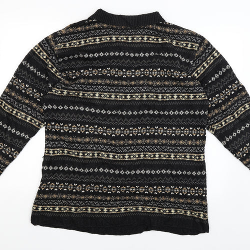 Camelot Mens Black   Pullover Jumper Size L