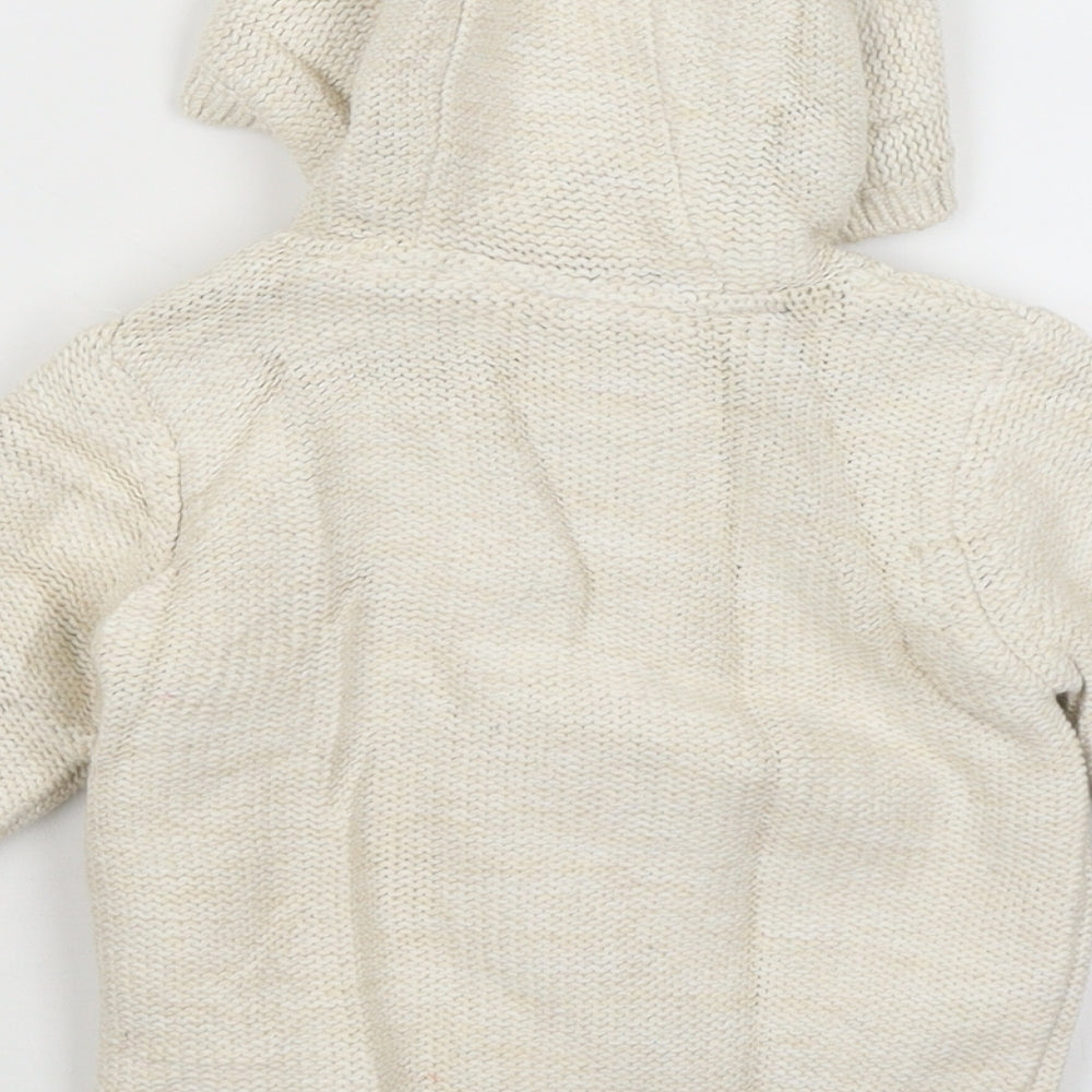 Nutmeg Baby Ivory   Cardigan Jumper Size 9-12 Months
