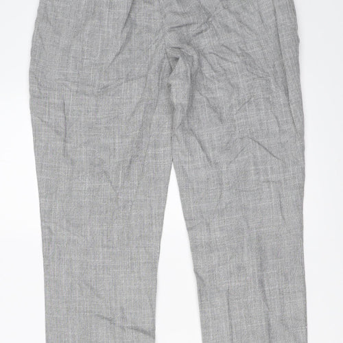 Marks and Spencer Womens Grey   Trousers  Size 10 L26 in