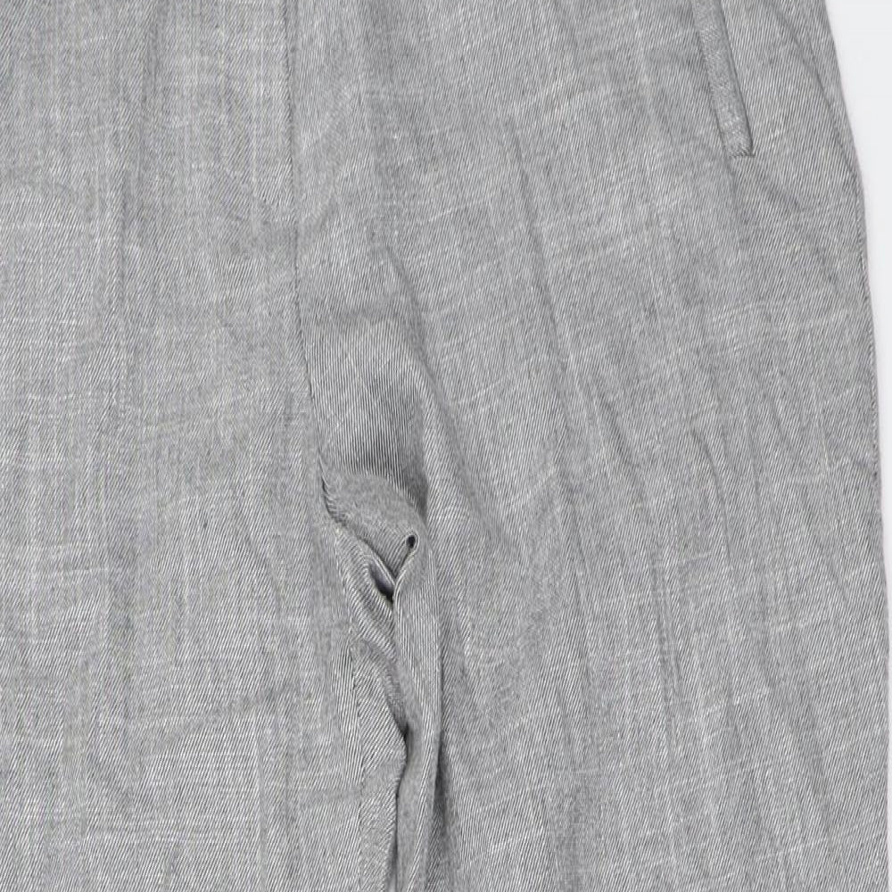 Marks and Spencer Womens Grey   Trousers  Size 10 L26 in