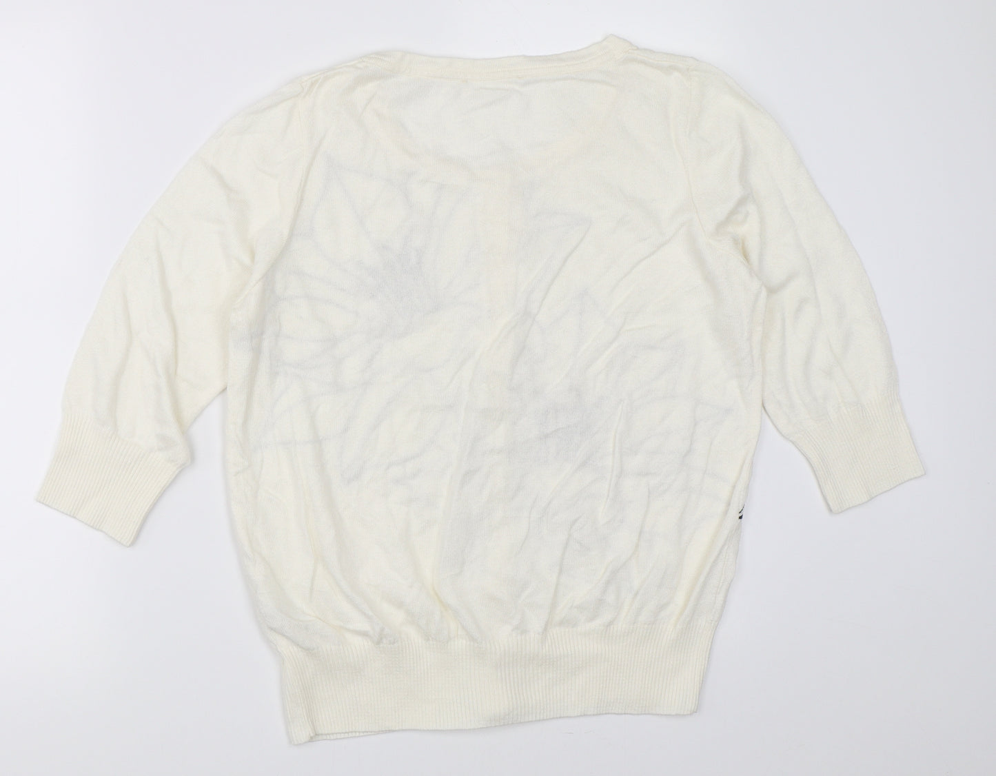 George Womens Ivory   Cardigan Jumper Size 12