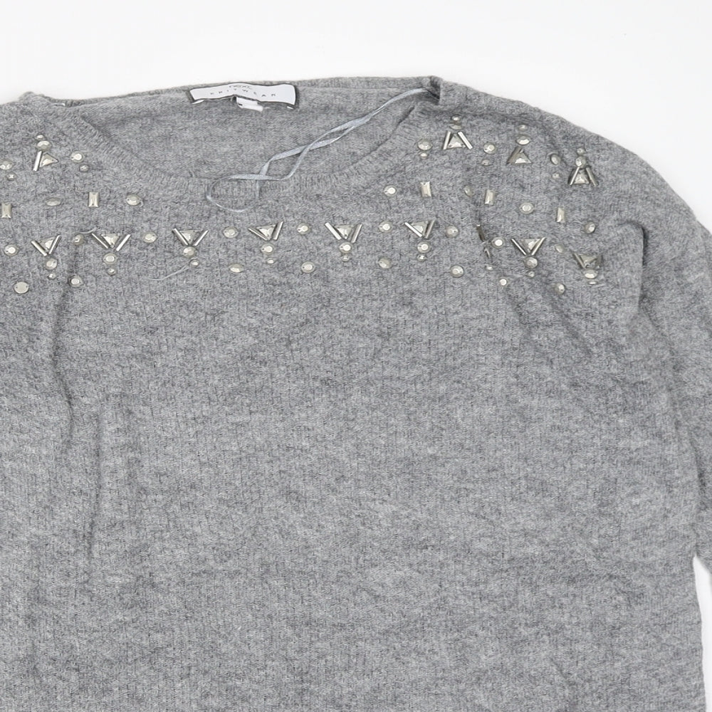 NEXT Womens Grey   Pullover Jumper Size 6