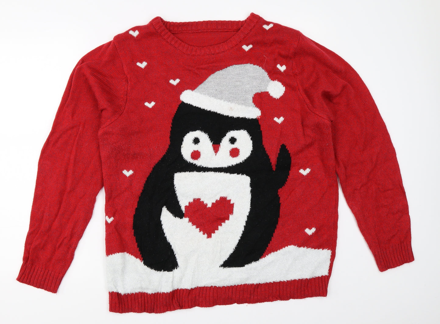 Nutmeg Womens Red   Pullover Jumper Size 20  - christmas