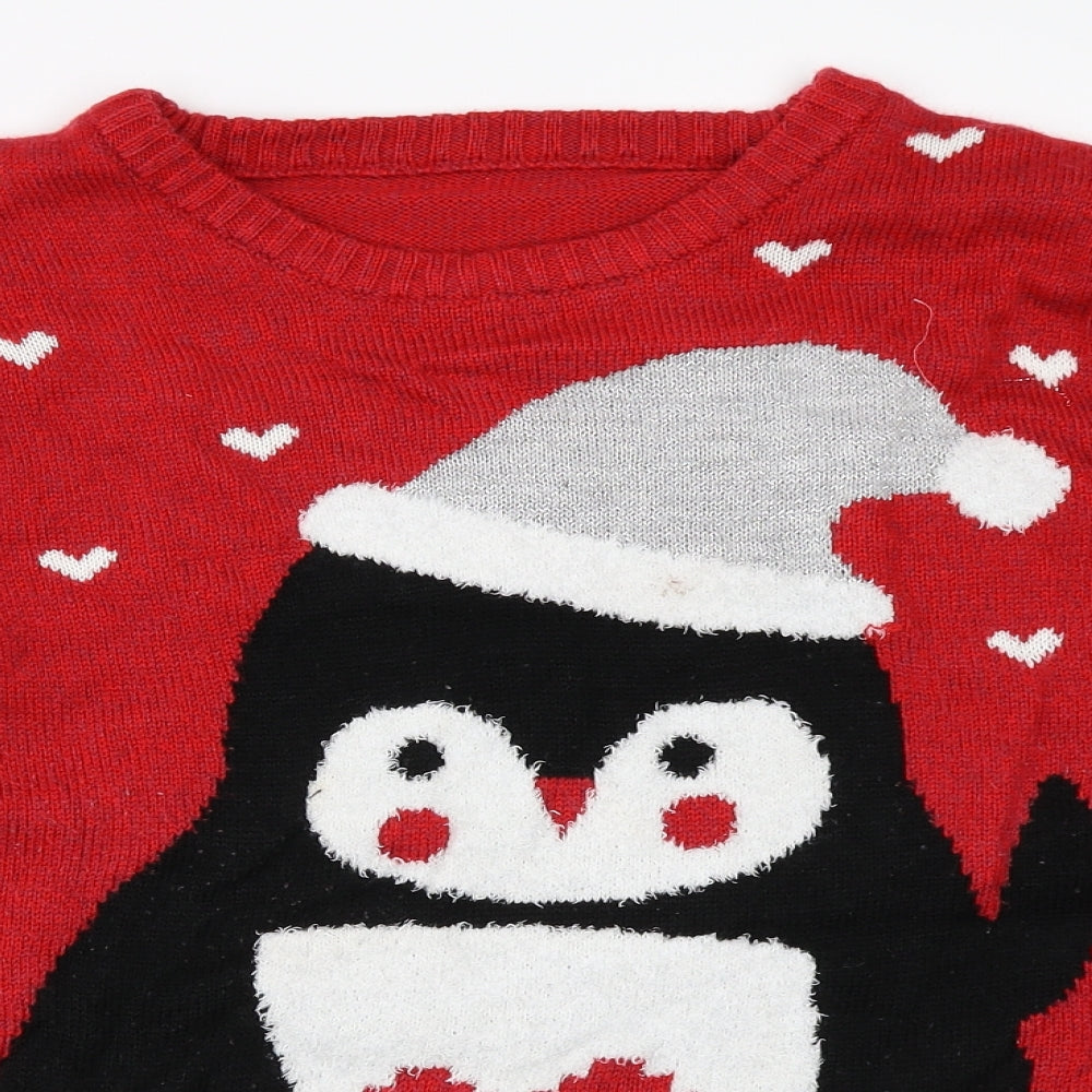 Nutmeg Womens Red   Pullover Jumper Size 20  - christmas