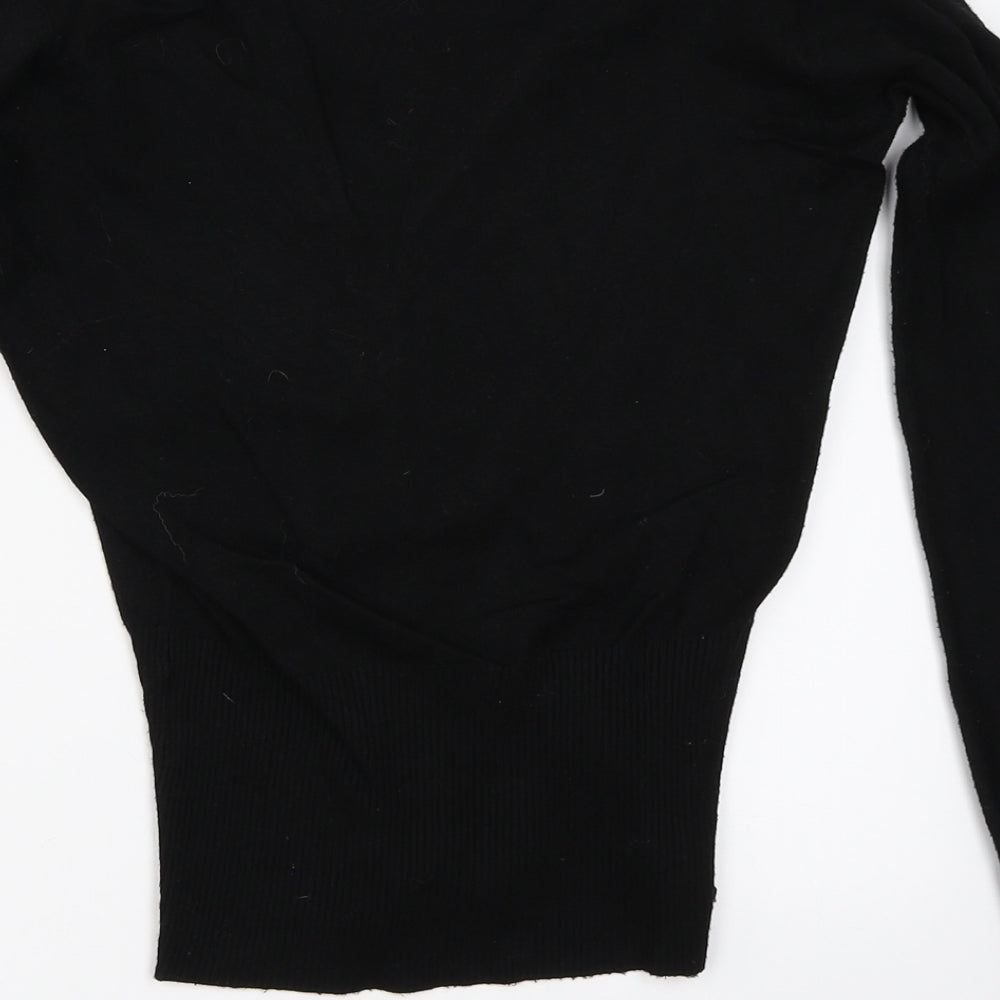 GDG Womens Black   Cardigan Jumper Size S