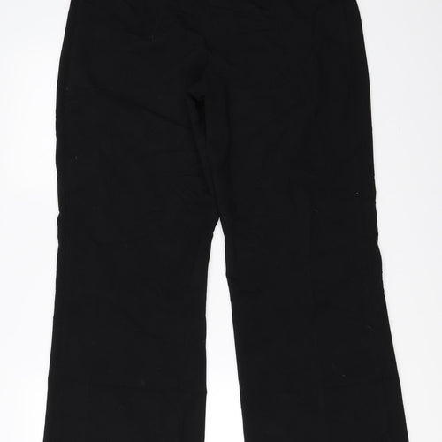 Marks and Spencer Womens Black   Trousers  Size 12 L30.5 in