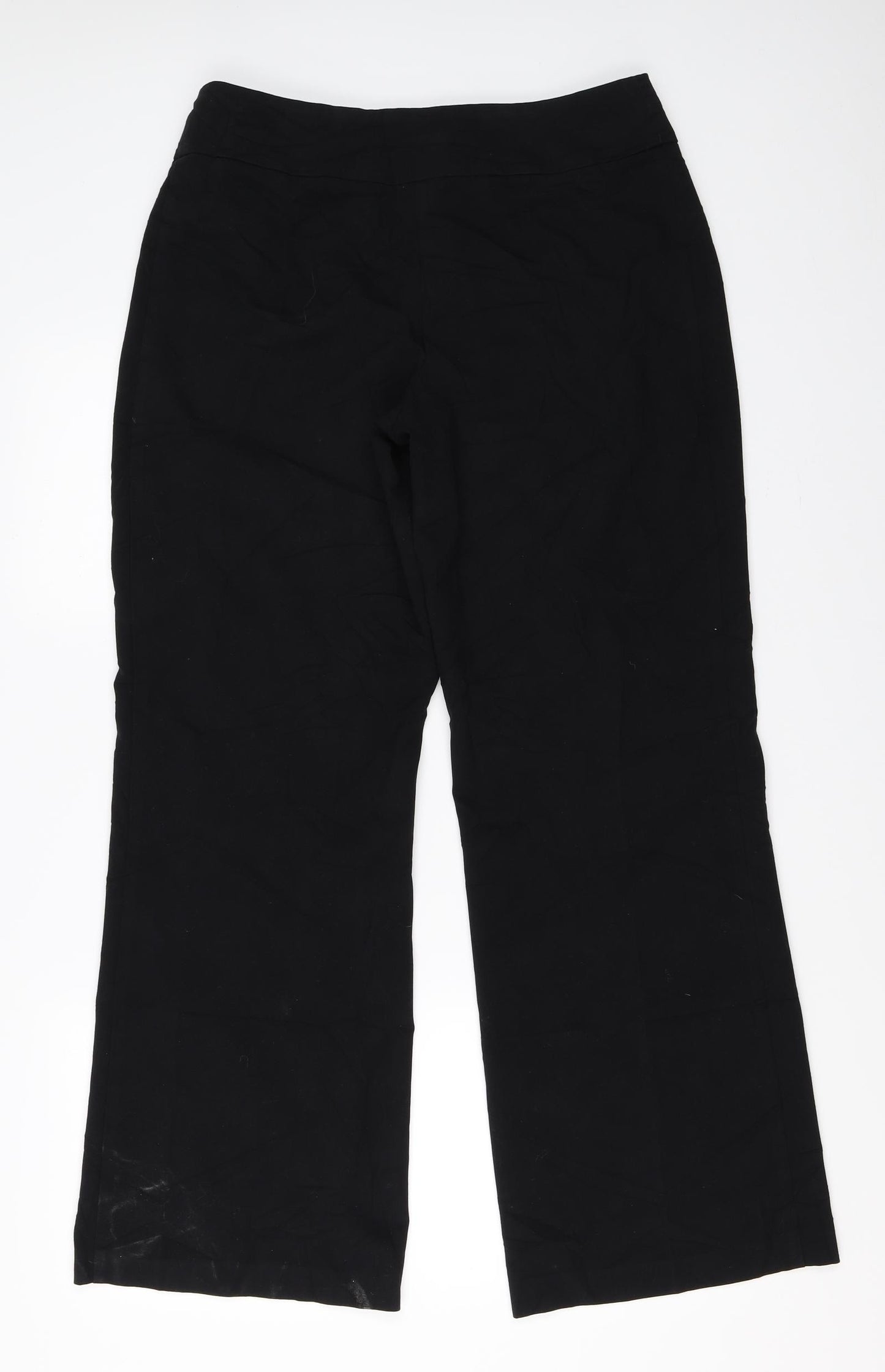 Marks and Spencer Womens Black   Trousers  Size 12 L30.5 in