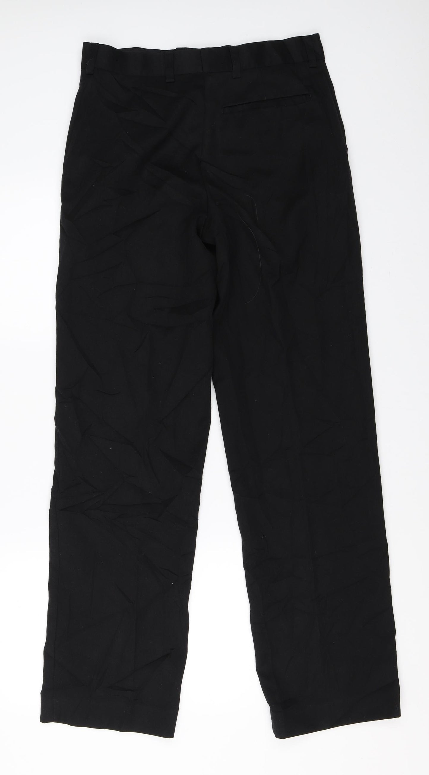 Burton Mens Black   Trousers  Size 30 in L31 in