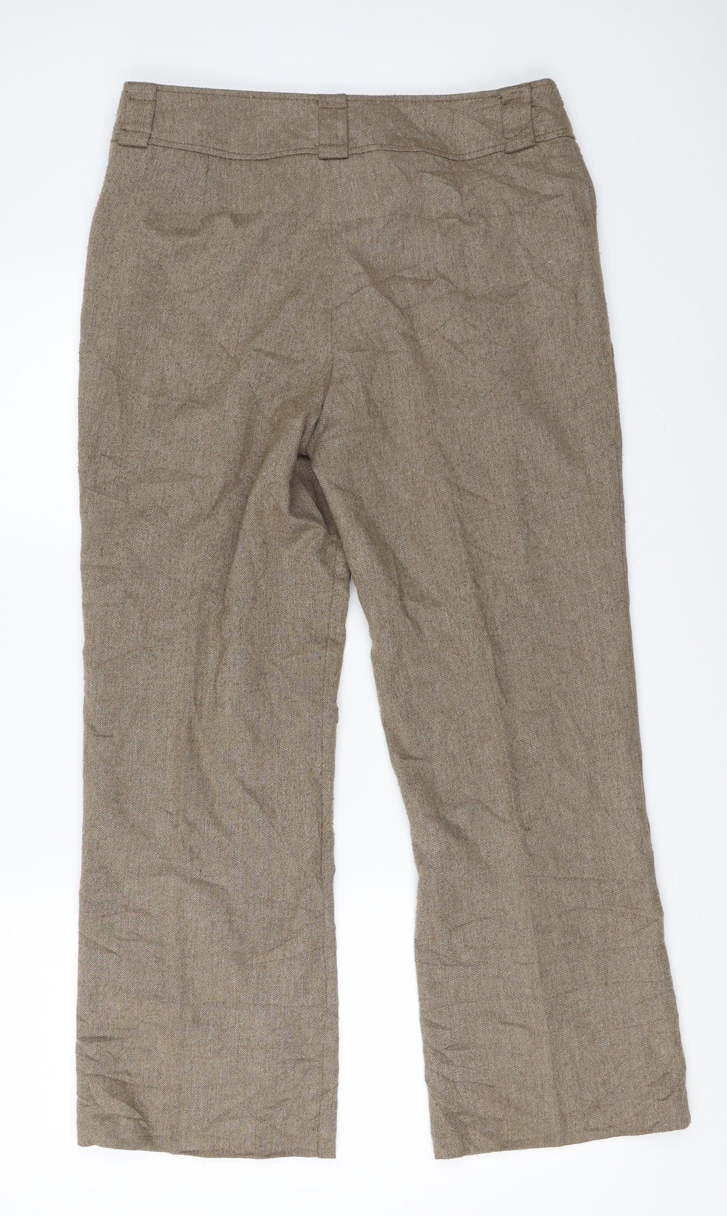 Marks and Spencer Womens Beige   Trousers  Size 14 L27 in