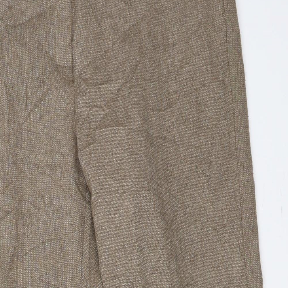 Marks and Spencer Womens Beige   Trousers  Size 14 L27 in