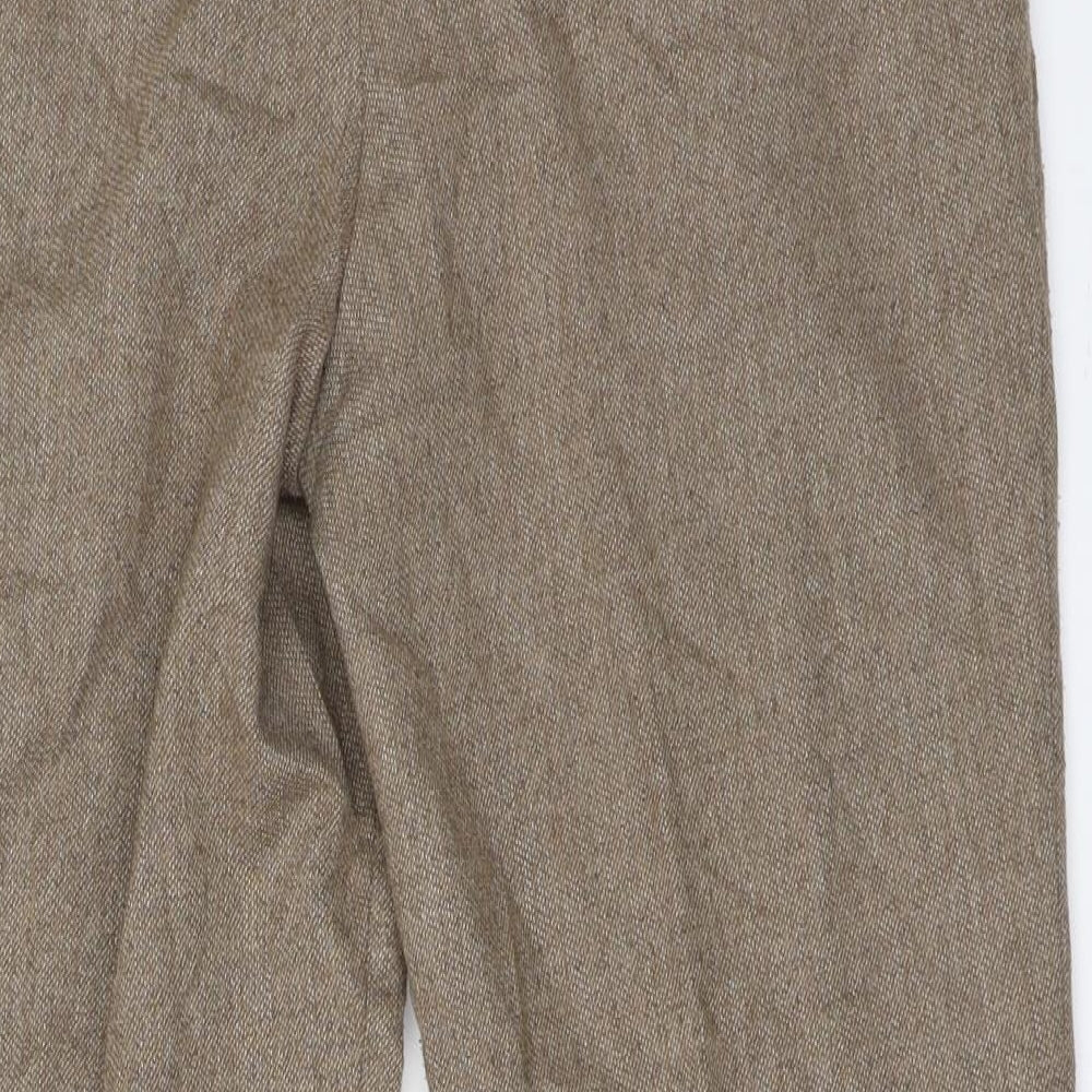 Marks and Spencer Womens Beige   Trousers  Size 14 L27 in