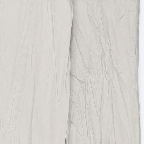 H&M Womens Beige   Chino Trousers Size 36 L32 in
