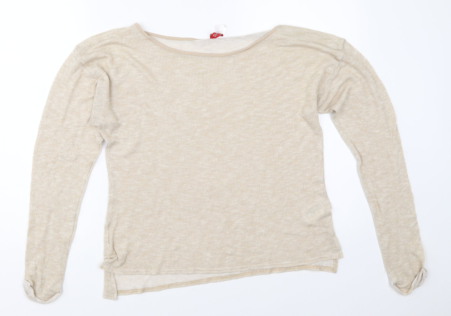 H&M Womens Beige   Pullover Jumper Size 34