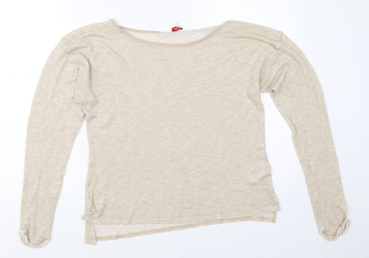 H&M Womens Beige   Pullover Jumper Size 34