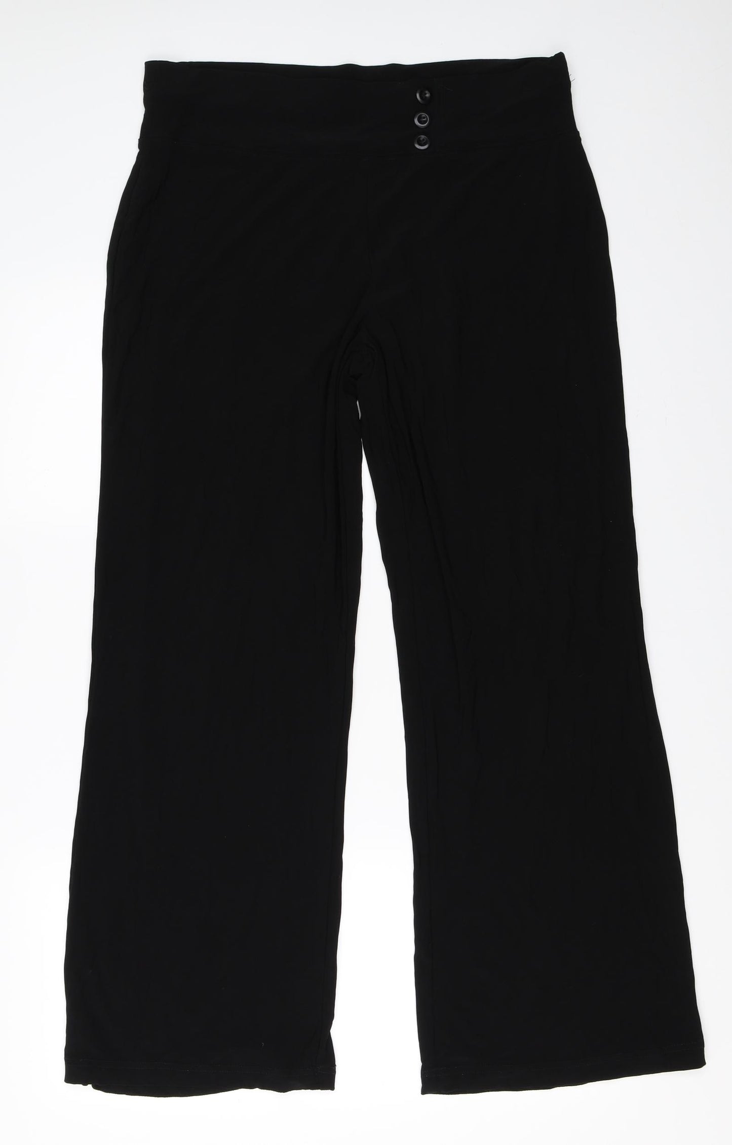 George Womens Black   Trousers  Size 16 L29.5 in