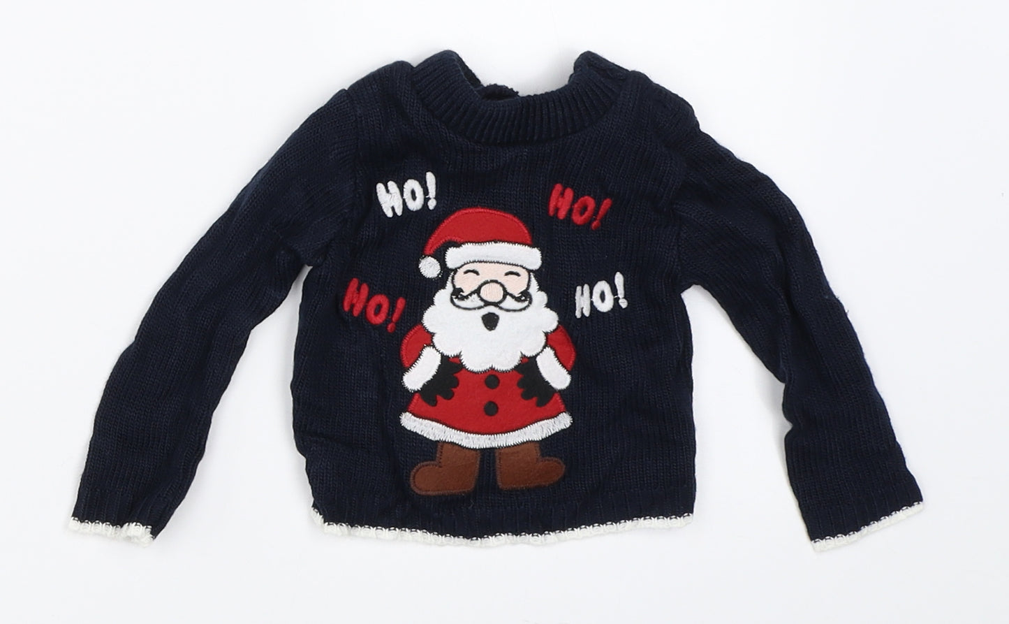 Aardvark Baby Blue   Pullover Jumper Size 0-3 Months  - Christmas jumper