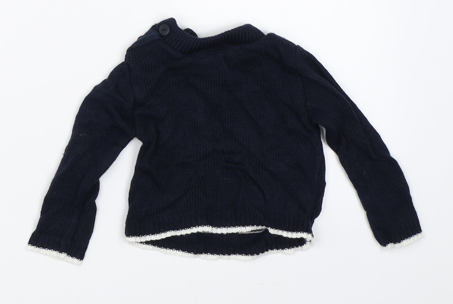 Aardvark Baby Blue   Pullover Jumper Size 0-3 Months  - Christmas jumper