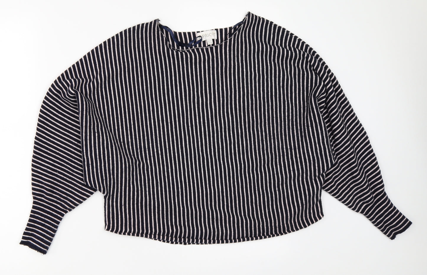 Apricot Womens Blue Striped  Pullover Jumper Size 12