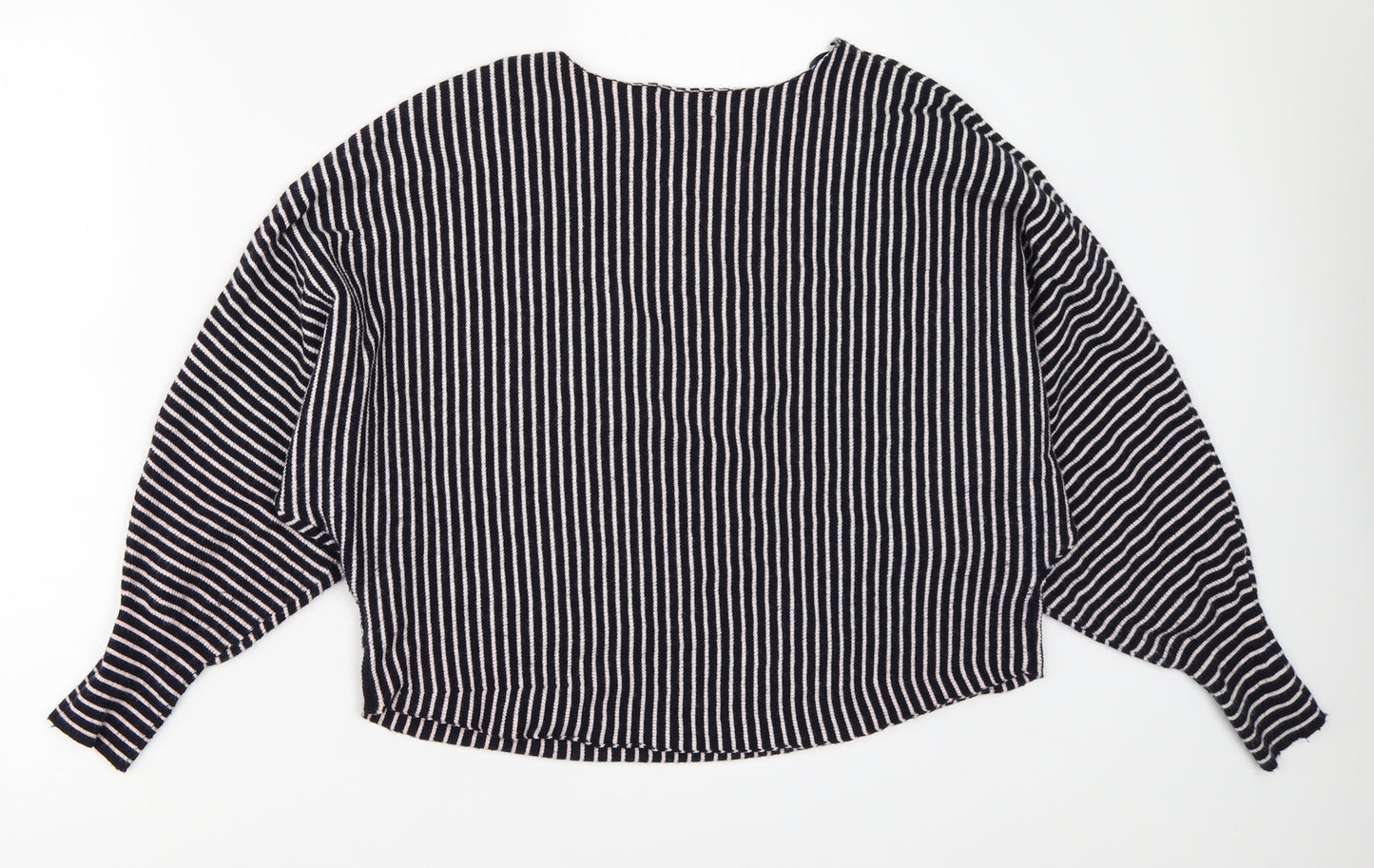 Apricot Womens Blue Striped  Pullover Jumper Size 12
