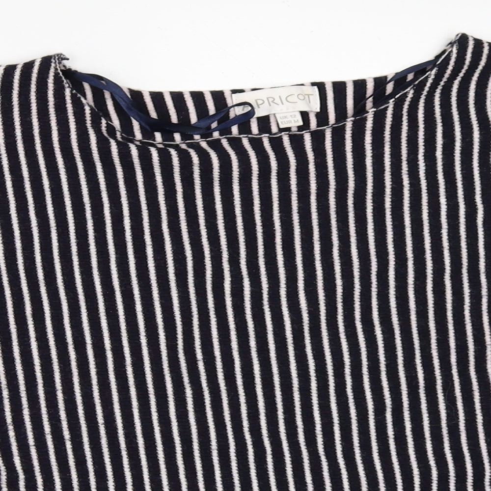 Apricot Womens Blue Striped  Pullover Jumper Size 12