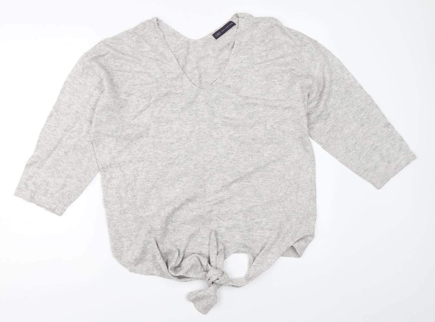 Marks and Spencer Womens Grey   Pullover Jumper Size 16