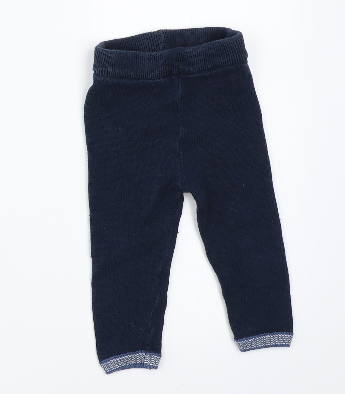 Nutmeg Boys Blue   Jogger Trousers Size 6-9 Months
