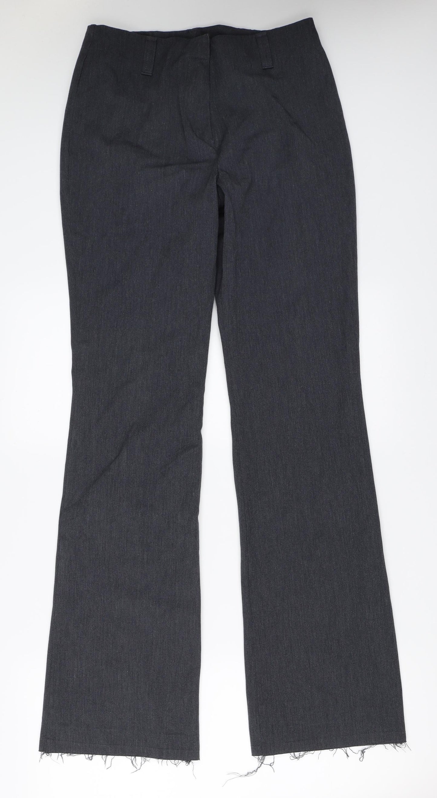 Marks and Spencer Womens Grey   Trousers  Size 12 L33 in
