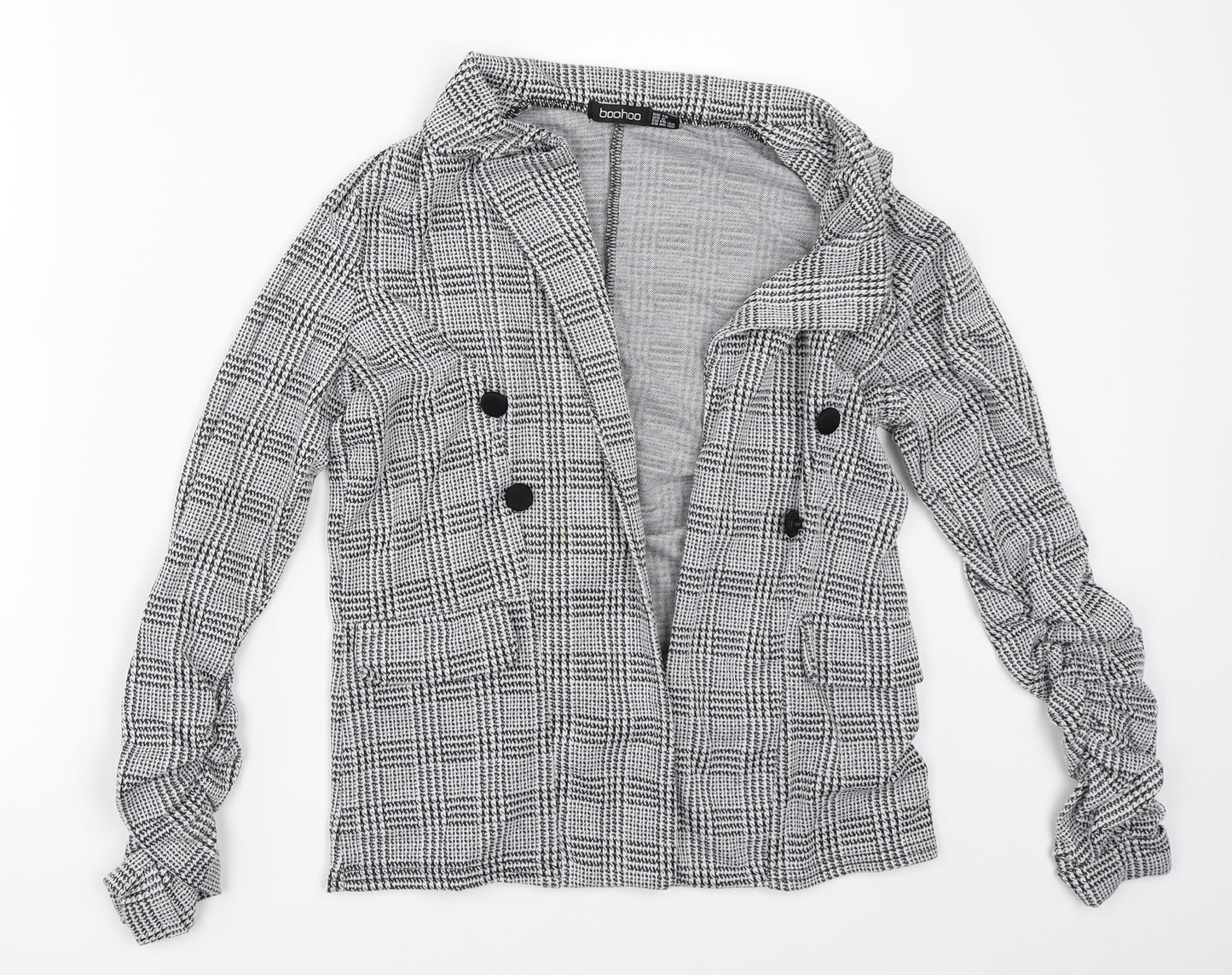 Boohoo Womens Grey   Jacket  Size 10