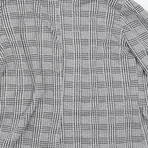 Boohoo Womens Grey   Jacket  Size 10