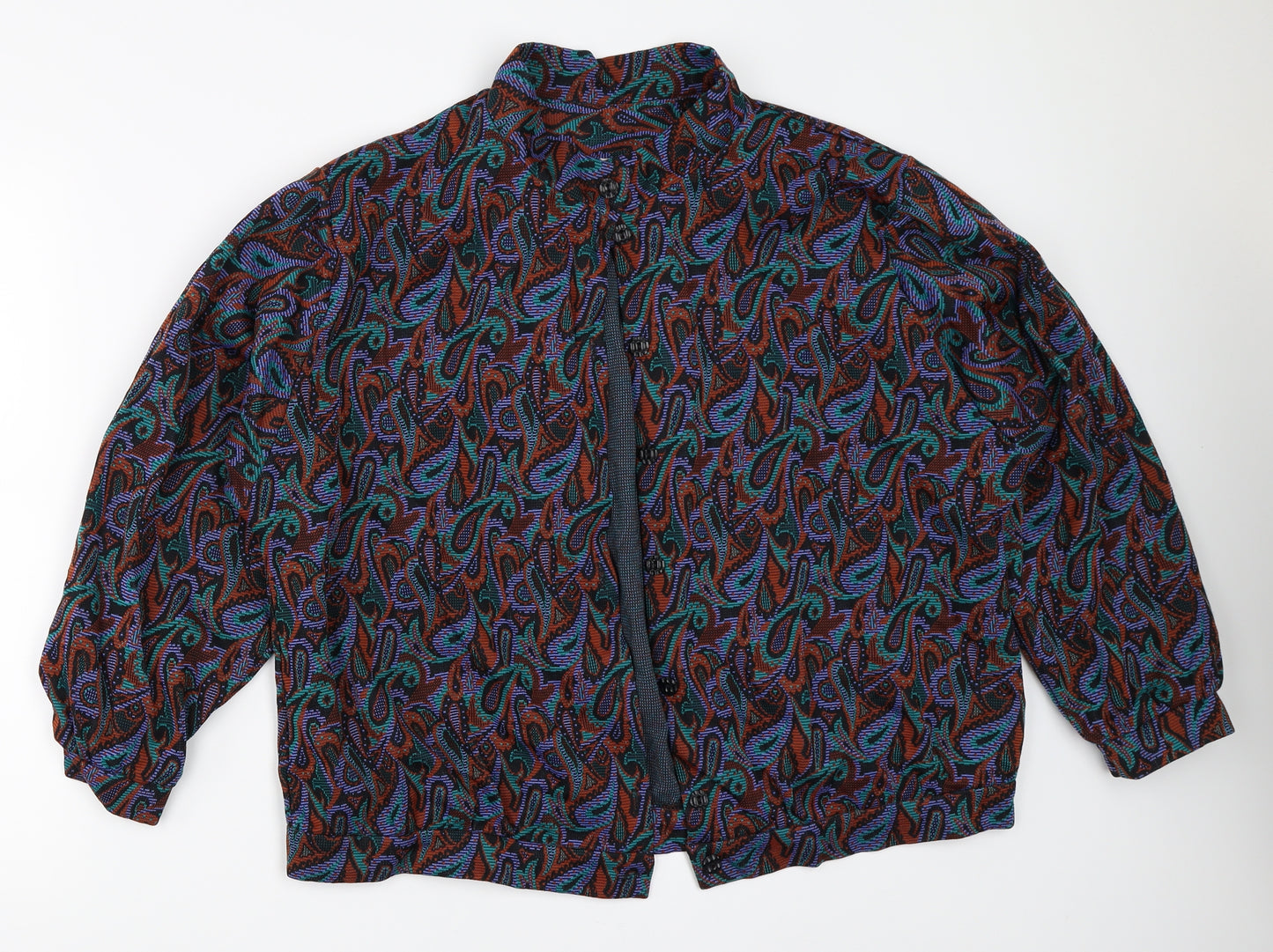 Preworn Womens Blue Paisley  Jacket  Size 20