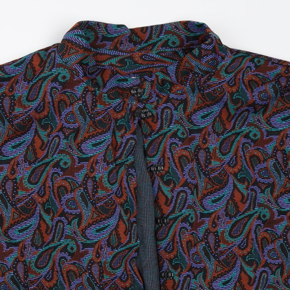 Preworn Womens Blue Paisley  Jacket  Size 20