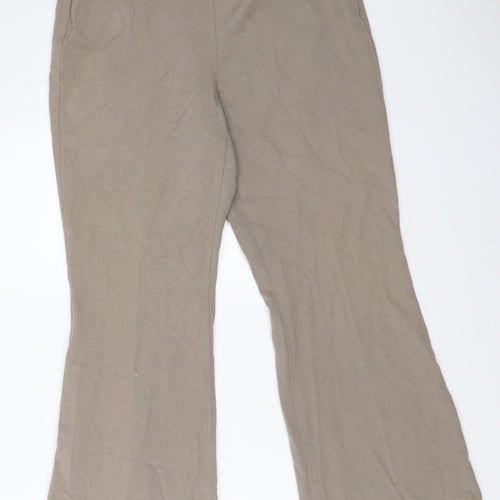 Marks and Spencer Womens Beige   Trousers  Size 14 L28 in