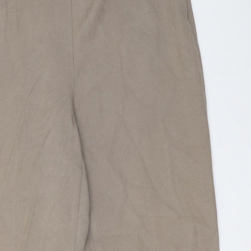 Marks and Spencer Womens Beige   Trousers  Size 14 L28 in