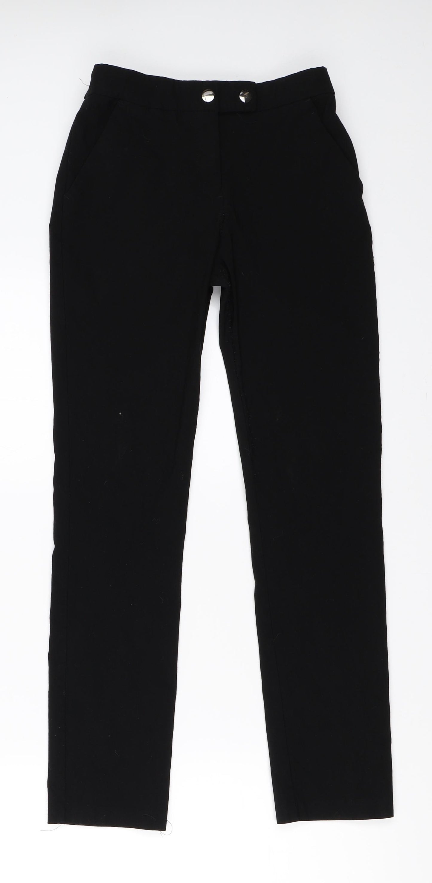 F&F Girls Black   Dress Pants Trousers Size 11-12 Years