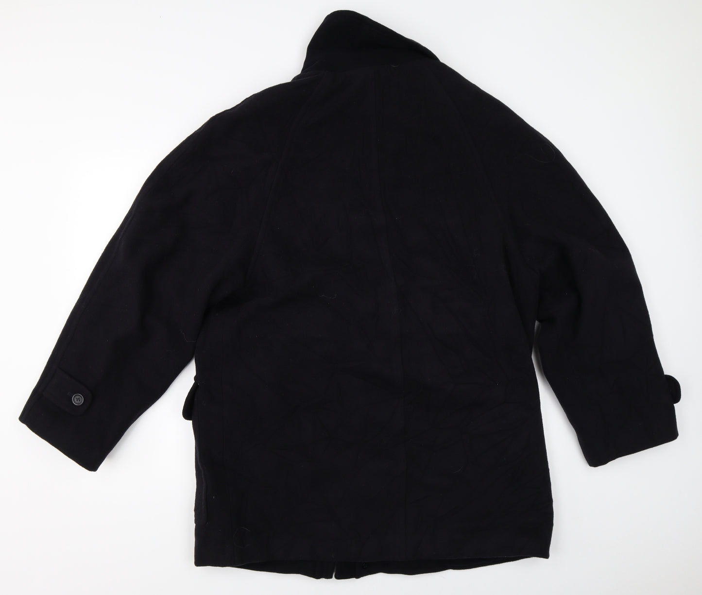 Marks and Spencer Mens Blue   Overcoat Coat Size M