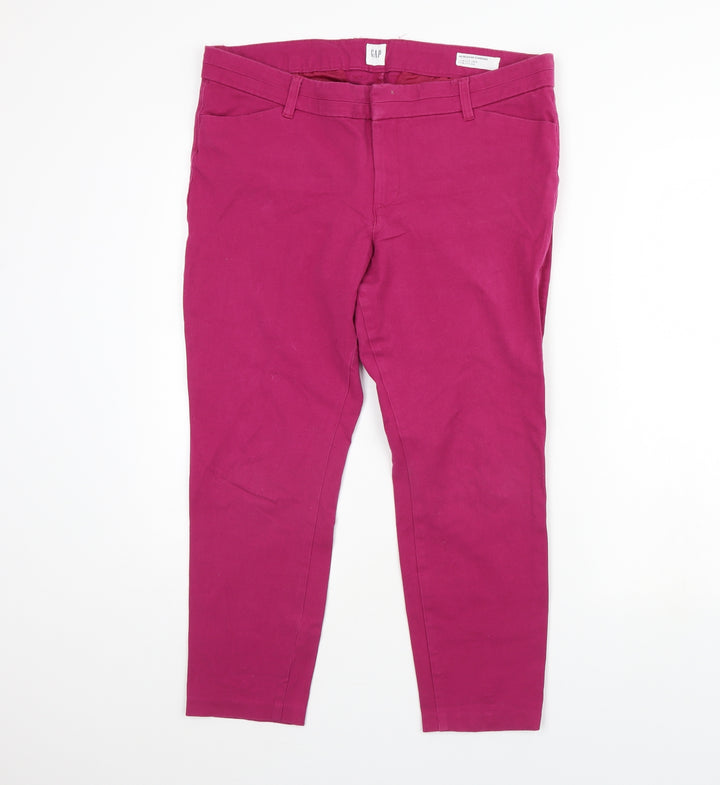 Gap Womens Pink Denim Cropped Jeans Size 46 L24 in
