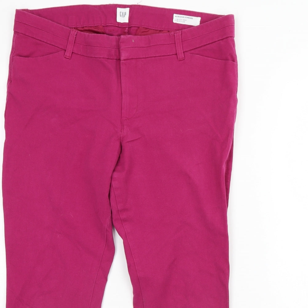Gap Womens Pink  Denim Cropped Jeans Size 46 L24 in